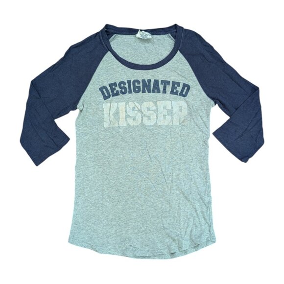 Victoria's Secret New York Yankees T-Shirt 3/4 Sleeve PINK 5th and Ocean - Picture 1 of 9